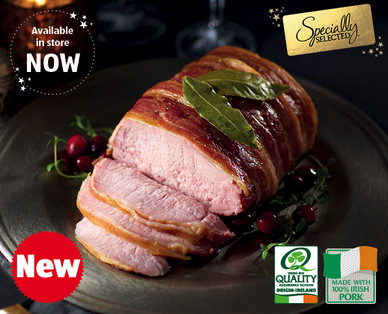 Specially Selected Bacon Loin Wrapped in Streaky Bacon