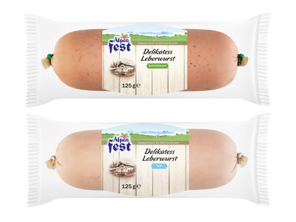 ALPENFEST Leberwurst