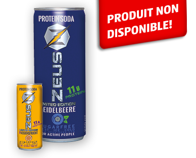 Boisson gazeuse protéinée