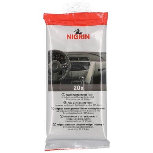 NIGRIN Lingettes d'entretien pour plastique