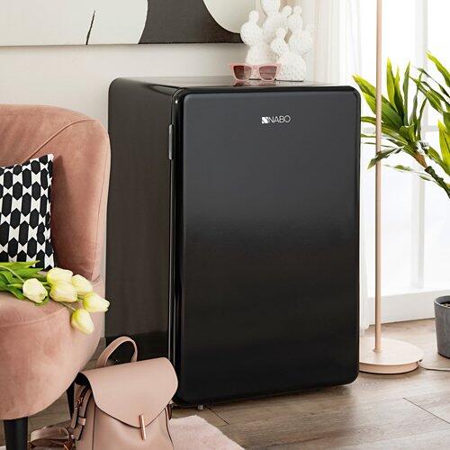 NABO Retro Kühlschrank KR 1311 Schwarz