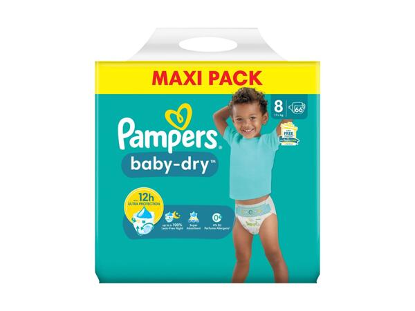 Couches Pampers baby-dry taille 8