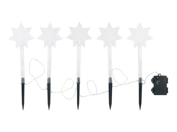 Livarno Home Christmas LED Stake Lights - 5 Pack