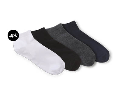 Mens Low Cut Sock 4pk