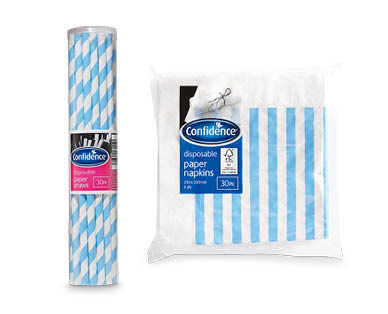 Disposable Straws or Napkins 30pk