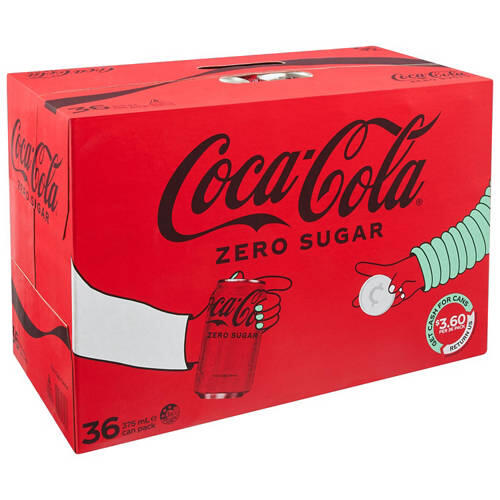 Coke No Sugar 36 Pack 375ml
