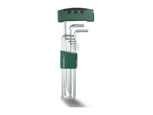 Parkside TX Keys / Hex Keys - 11 Piece Set