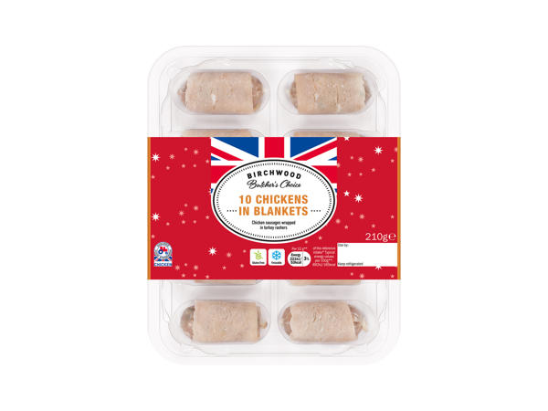 Birchwood 10 British Chickens in Blankets