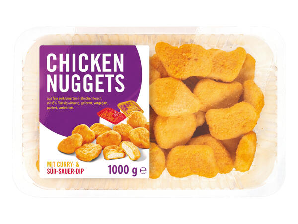 Chicken Nuggets mit Dip 1 kg