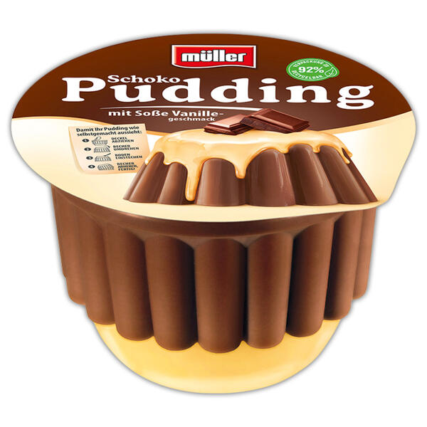 Pudding mit Soße