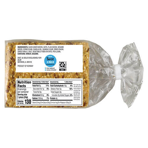Everything Seasoning Norwegian Crispbread, 6.7 oz