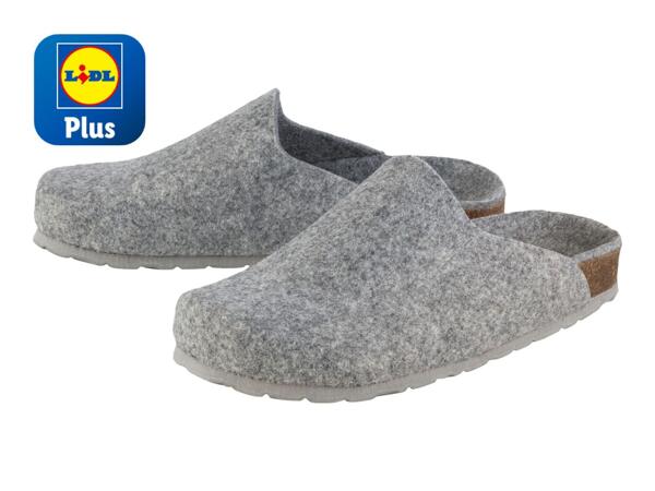 Livergy Men's Felt Clogs - Grey