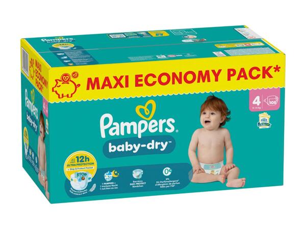 Couches Pampers baby-dry pack maxi taille 4