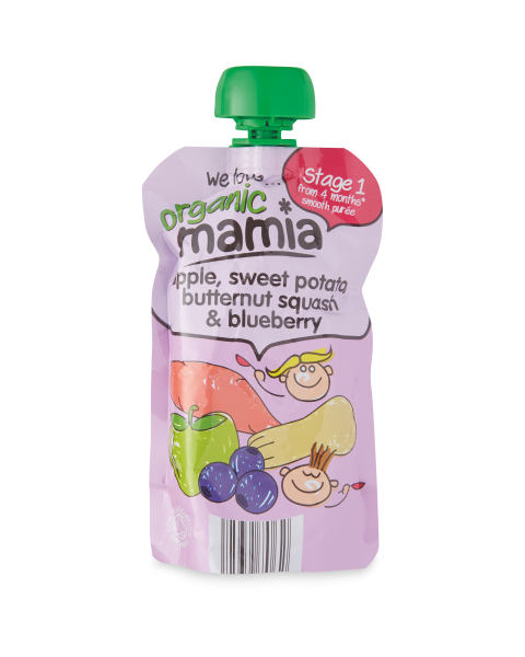Apple Blueberry & Squash Pouch