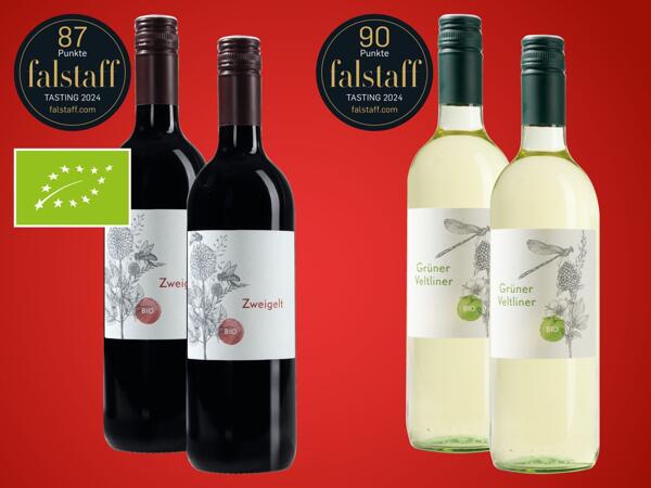 Bio Grüner Veltliner oder Bio Blauer Zweigelt