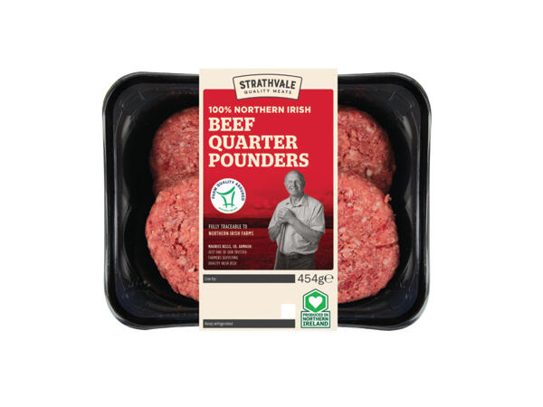 Northern Irish Quarter Pounder Beef Burgers