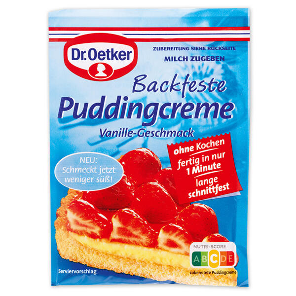 Backfeste Puddingcreme