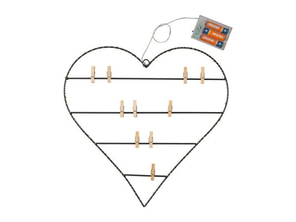 Livarno Home LED Photo Holder - Heart