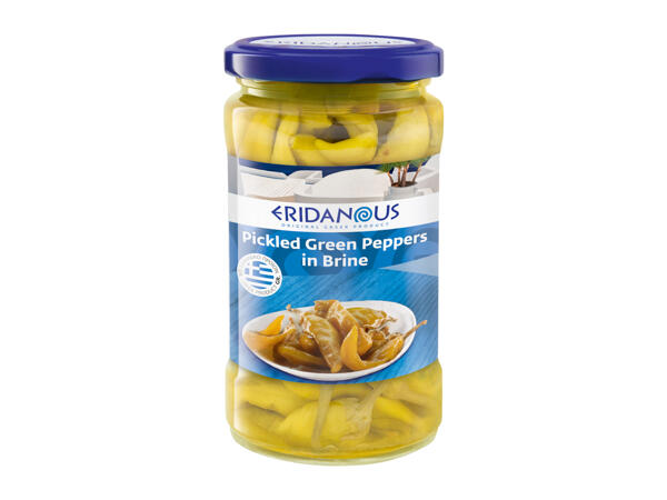 Eridanous Pickled Green Peppers in Brine