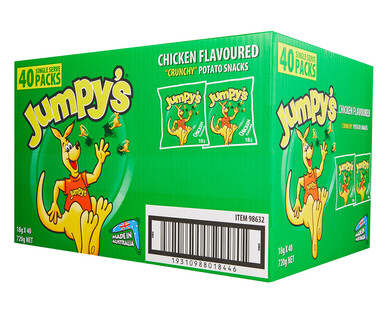 Jumpy's Chicken Flavoured Snacks 40pk/720g