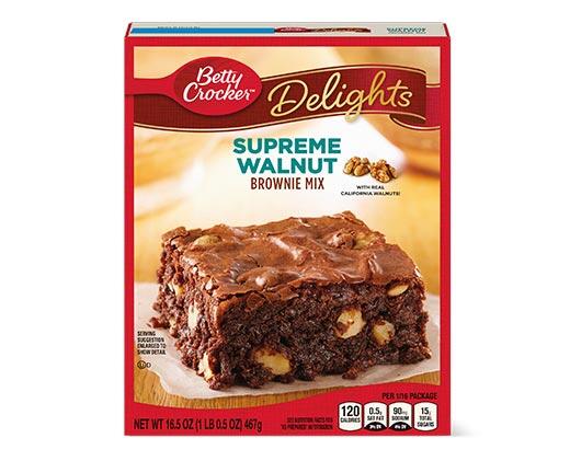 Betty Crocker Triple Chunk or Walnut Brownie Mix