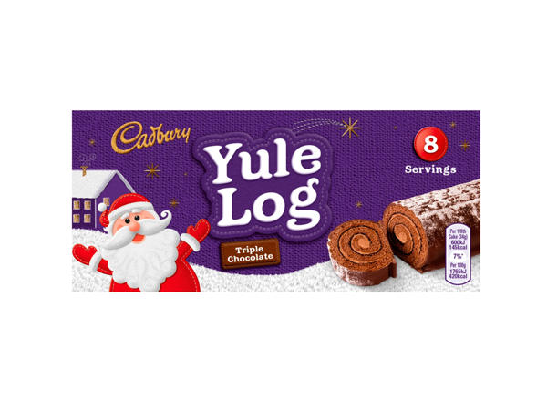 Cadbury Triple Chocolate Yule Log