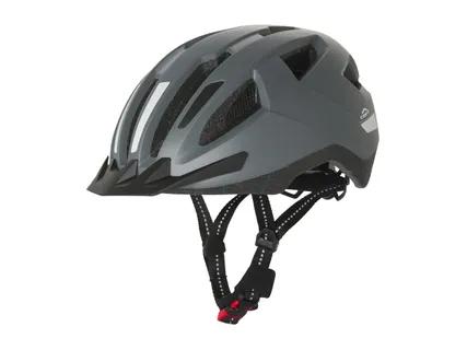 CRIVIT Grey Cycle Helmet With Rear Light