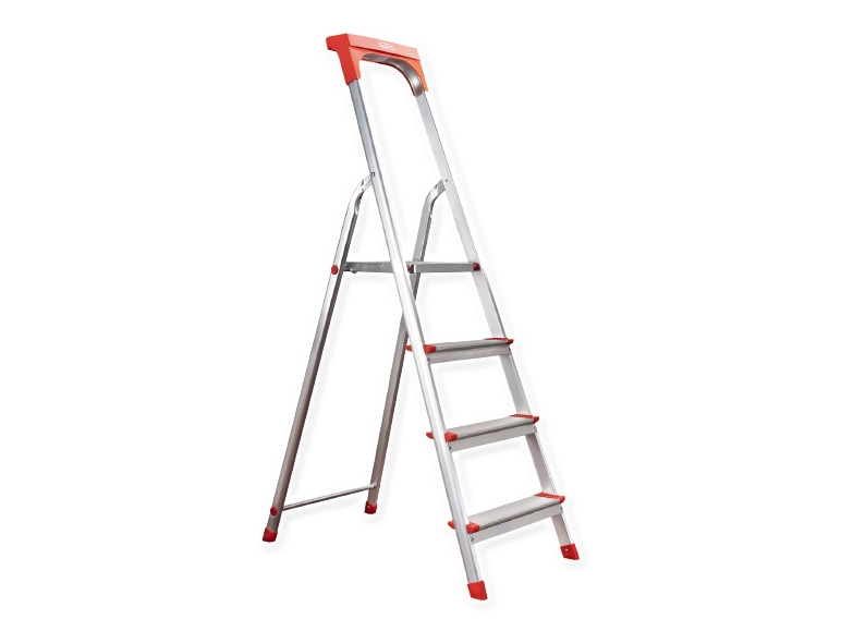 POWERFIX Aluminium Household Step Ladder