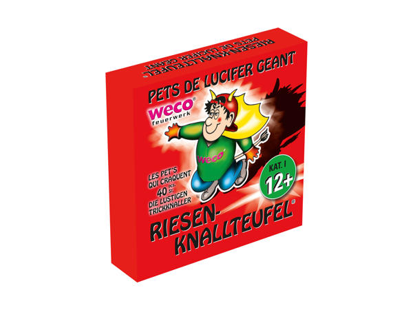 Pets de Lucifer géants, lot de 40