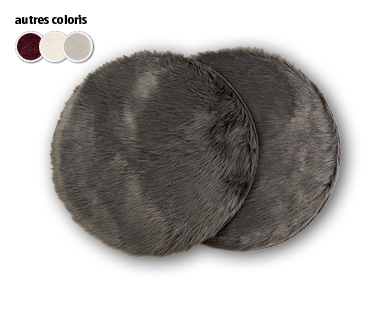 Coussin d'assise en fausse fourrure MY LIVING STYLE