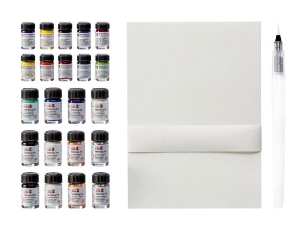 Set colori Marabu per tecnica di pittura fluida (solo nella Svizzera tedesca)