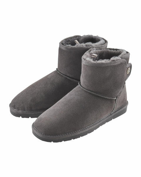 Avenue Ladies' Grey Lambskin Boots