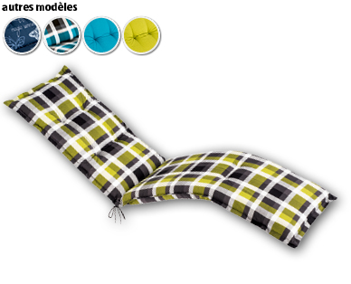 Coussin pour chaise longue relax GARDENLINE(R)
