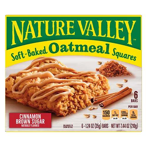 Cinnamon Brown Sugar Soft Baked Oatmeal Squares, 6 count