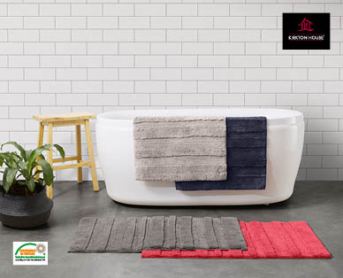Luxury Cotton and Microfibre Bath Rug