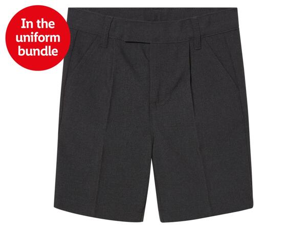 Boys' Grey School Shorts
