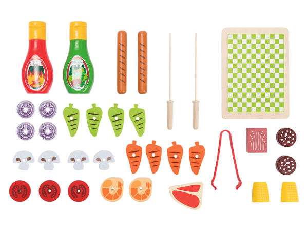Wooden Kids' Trolley Barbecue Toy