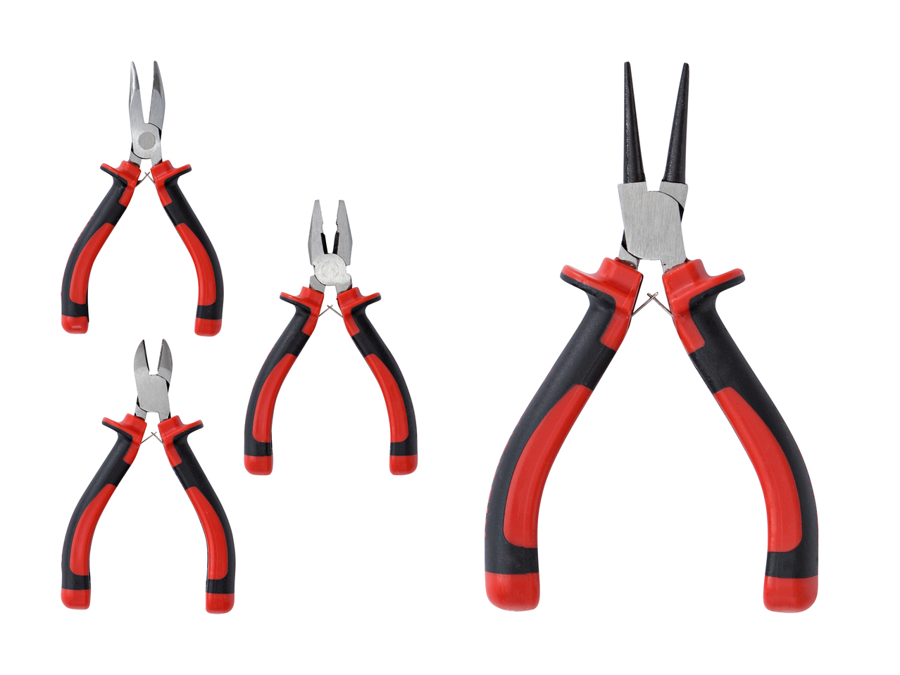 Set de pinces de précision, 4 pièces