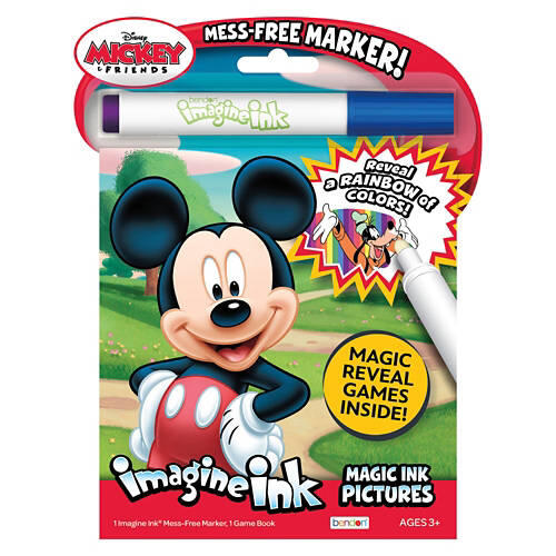 Mickey & Friends Character Magic Ink with Mess Free Marker