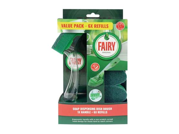 Addis Fairy Soap Dispensing Dish Brush Value Pack