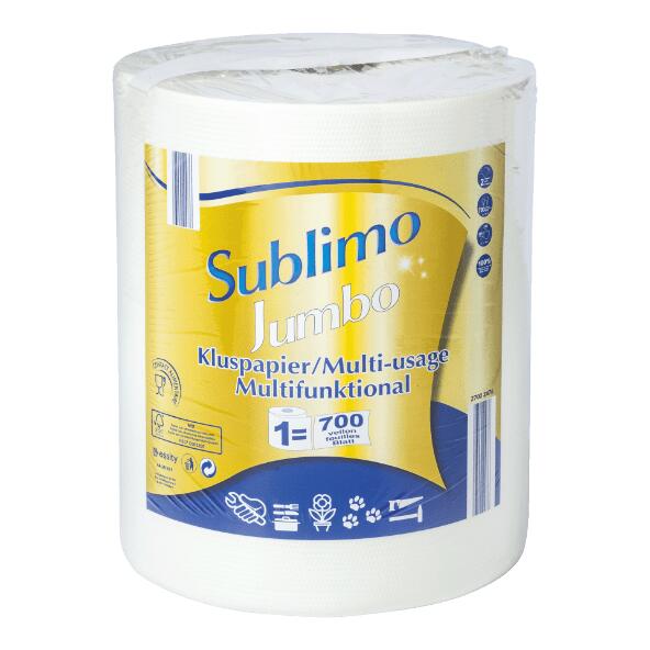 SUBLIMO(R) 				Papier d'essuyage