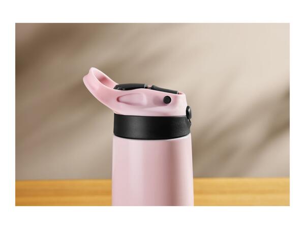 Silvercrest Pink Double-Walled Stainless Steel Drinks Bottle