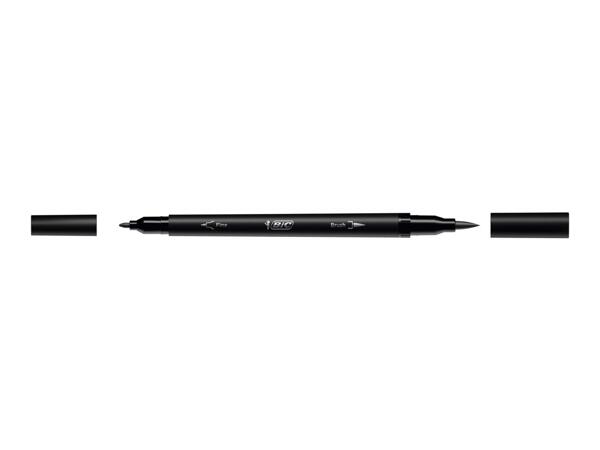 BIC Dual Tip Felt Pens - 6 pack