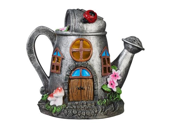 Livarno Home Decorative Solar-Powered Light - Watering Can Cottage