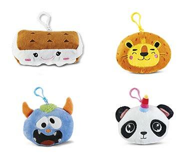 Bee Happy Kids' Backpack Keychain Plush
