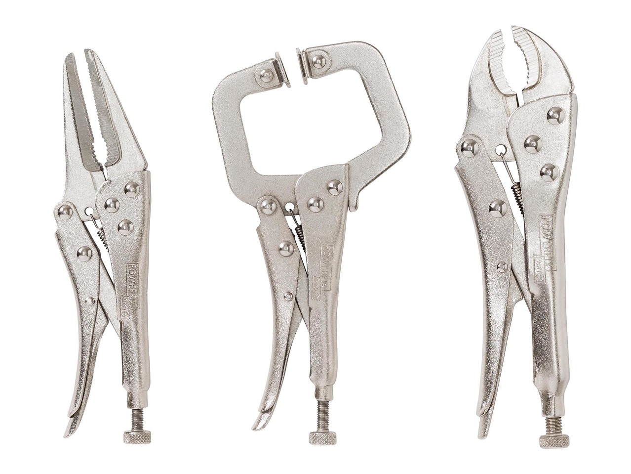 Locking Pliers Set, 3 pieces