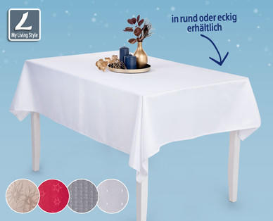MY LIVING STYLE Jacquard-Tischdecke