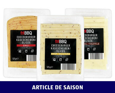 BBQ 
 TRANCHES POUR CHEESEBURGER
