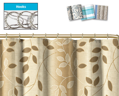 Huntington Home PEVA Shower Curtain
