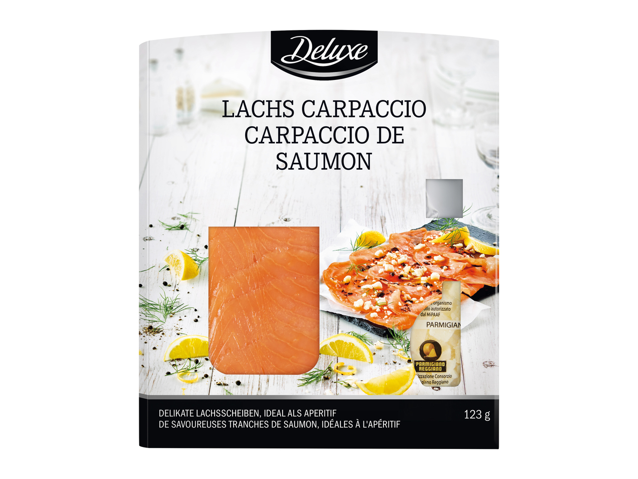 Lachscarpaccio